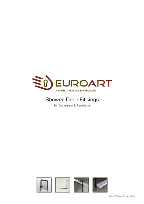 Shower door fitting