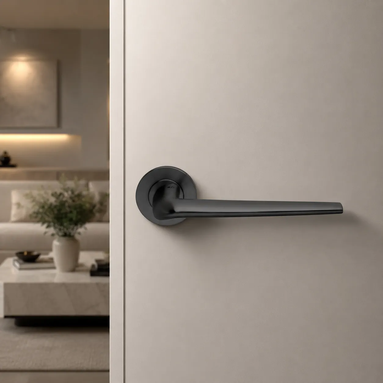 Lever on Concealed 4mm Bearing Rose - LRS956 - Image 2